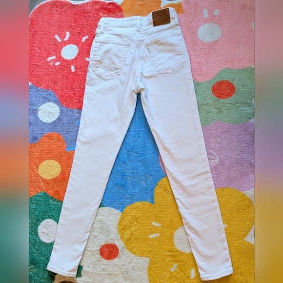 🖤 Levi's Women's White Ankle Jeans - Picture 4 of 6